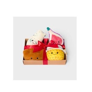 Gigglescape Charcuterie Box Set Plush Fig Blue‎ Cheese Honey Cracker Toy NWT